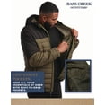 thumbnail image 4 of Bass Creek Outfitters Mens Puffer Jacket - Midweight Quilted Hooded Winter Coat Mens Outdoor Jacket, 4 of 7