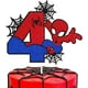 thumbnail image 3 of Pastel de cumpleaños de SpiderMan de Disney para niños, decoración con bandera de pastel de 1-9 años, regalo de fiesta de superhéroes, 3 of 4