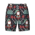 thumbnail image 4 of Lsque Mens Swim Trunks Gnome With Mushroom 2 Pattern - Bathing Suit Compression Liner - Beach Swim Shorts Swimwear - (S-3XL) - Stretch Quick Dry -X-Large, 4 of 9