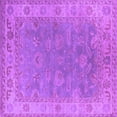 thumbnail image 1 of Ahgly Company Indoor Square Oriental Purple Industrial Area Rugs, 8' Square, 1 of 4