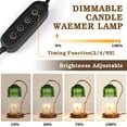 thumbnail image 3 of Funistree Candle Warmer Lamp with Timer, Wax Melter for Jar Candles, Wax Warmer for Women Mom, House Warming Christmas Home Decor, 3 of 7