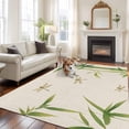 thumbnail image 2 of 8x10 Area Rugs for Living Room, Green Botanical Non Slip Area Rugs for Kitchen Bedroom Entryway, Farmhouse Dragonfly Washable Carpet Runner Rug Floor Mats for Bedroom Home Decor, 2 of 8
