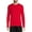 Brilliant Red, variant on Athletic Works Men's and Big Men's Active Long Sleeve Soft Blend Tee, Sizes up to 5XL