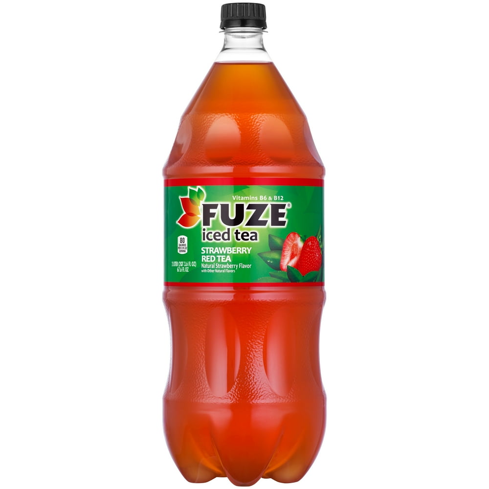 Fuze Iced Tea Strawberry Red Tea, 2 L