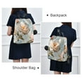 thumbnail image 4 of FORMRS Women's Travel Backpack Purse Anti-Theft Hidden Pockets Casual Shoulder Bag, Whimsical Rose, 4 of 7