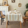 thumbnail image 2 of Mantel Desechable Art National Wind Rectangle Tassel Eat Antependium and Oil Proof of Home Stay Facility, 2 of 8