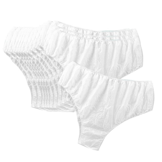 Calzoncillos desechables, ropa interior de tela no tejida Amigable con la piel Bragas de malla saludables y cómodas, para salón de sauna Servicios de Blanco Baoblaze calzoncillos desechables