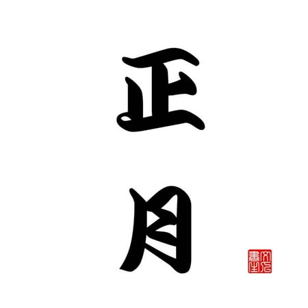 Chinese Calligraphy Bamboo Wall - Japanese Calligraphy Chinese New Year Print Wall Art By seiksoon