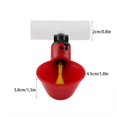 thumbnail image 2 of Spptty 5Pcs Poultry Water Dispenser, Automatic Poultry Bird Water Drinking Dispenser Chicken Water Drinker Tool, Chicken Drinking Dispenser, 2 of 6