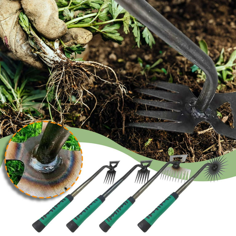 Grampa's Garden Hook - Weed Puller Tool & Gardening Hand Cultivator -  Versatile Tool That Functions as a Cultivator, Hand Tiller, Weeder, &  Edging Tool - Lightweight & Durable to Use 