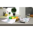 thumbnail image 3 of Native Fab Scandia Stripe Kitchen Towel 16"x26"- Absorbent Cotton Dishcloths - 4 Pack - Teal Green, 3 of 6