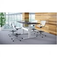 thumbnail image 2 of KFI Studios KOOL Home and Office Adjustable Drafting Stool, White Back, Brownstone Seat, 2 of 2