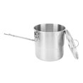 thumbnail image 1 of Camping Soup Pot Cookware with Lid 304 Stainless Steel Large Portable Metal Rice Cooker Hanging Pot Cooking Set for Outdoor Hiking, 1 of 7