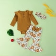 thumbnail image 5 of MZXELPRJD Girl Winter Outfits Cute Girl Outfits Girls Jumpsuit Jumpsuits for Girls 3 Year Old Girl Clothes Western Baby Boy Clothes Girls 6-8 Years, Khaki 0-3 Months, 5 of 5