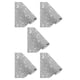 thumbnail image 1 of Speravity Pegatinas de hojas de diamantes de imitación, Kit de embalaje de regalo, accesorios de bricolaje, decoraciones de coche con purpurina para Blanco plateado (12*20 CM) SS8 5piezas Speravity CBP224088, 1 of 5