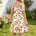 thumbnail image 4 of Grblisyd Girls Summer Dress Sleeveless Square Neck Cami Dresses Casual Fashion Floral Printed Sundress Beach Cute Outfits 4-12Y, 4 of 5