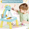 thumbnail image 2 of Kids Drawing Projector Table - Mini Trace Draw Projector Toy (Yellow Giraffe), 2 of 7