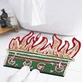 thumbnail image 4 of asddcavvf Carpet With Floor Shape Interesting Garbage Fire Mat Carpet Welcome Floor Mat Christmas Indoor and Outdoor Bathroom Decoration（The Throw Blanket Cold Throw Blanket Small Kids Rugs, 4 of 5