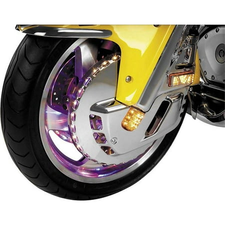 - Show Chrome Lighted Front Rotor Cover - HON GOLD WING 2001 - 2004; HON GOLD WING