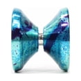 thumbnail image 2 of C3yoyodesign Windoundary 2022 Yo-Yo - Wide Body Mono-Metal - Jacob Cheng Hongye Signature YoYo (Blue/Green/Purple), 2 of 3