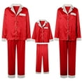 thumbnail image 4 of MYShe Christmas Family Pajamas Matching Sets Christmas Family Matching Pajamas, Festive Xmas Jammies Sets for the Whole Family, Holiday Pjs Christmas Red,M, 4 of 7