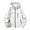 White, variant on Pisexur Rain Jacket Women Lightweight Waterproof Windbreaker Jacket Hooded Hardshell Removable Cap Rain Coats with Pockets M-XXL