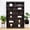 Espresso, variant on Pemberly Row 10 Shelf 84" Tall Double Wide Wood Bookcase in Espresso