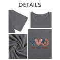 thumbnail image 4 of XCHQRTI Faith 4th of July Shirt Plus Size Women Graphic Tees Summer Short Sleeve Tops, 4 of 7