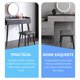 thumbnail image 2 of GOOHOCHY Muebles Soporte de pies Muebles cónicos Pierna de mesa de té de metal para el hogar, 2 of 7