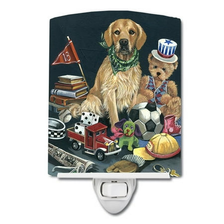 

Caroline s Treasures PPP3103CNL Golden Retriever Toys Ceramic Night Light 6x4x3 multicolor