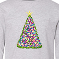 thumbnail image 4 of Inktastic Christmas Tree of Lights Long Sleeve Youth T-Shirt, 4 of 5