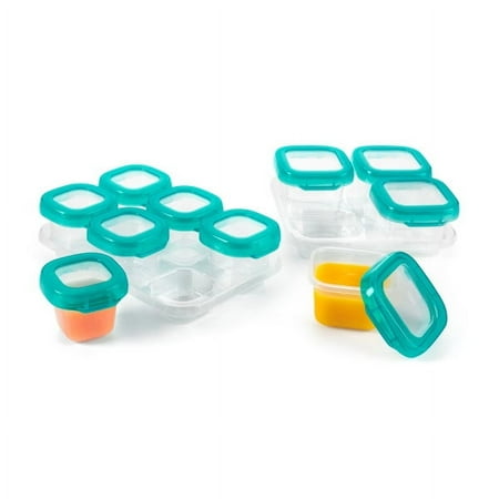 OXO Tot 12-Piece Baby Blocks Food Storage Container Set - Teal