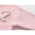 thumbnail image 6 of Afdoent Girls Sweaters Embroidered Soft Knit Sweater Kids Fall Pullover Sweaters Top Birthday Daily Wear 1-2 Years, 6 of 8