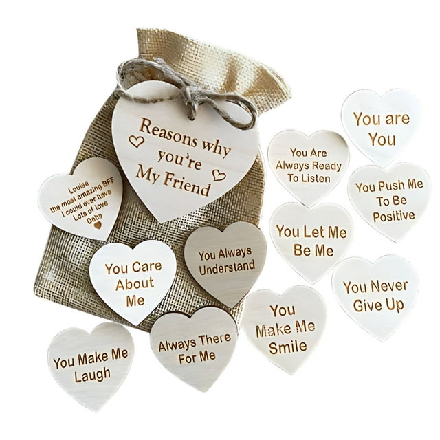 Small Gift Box,Gift for Friend Why Are You My Friend You Are My Friend Wooden Box and Heart Keepsake Gift Gifts for Friends,Small Wooden Box,Box for Gift