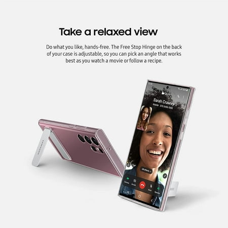 Samsung Official Clear Standing Cover for Samsung Galaxy S22 Ultra - Clear