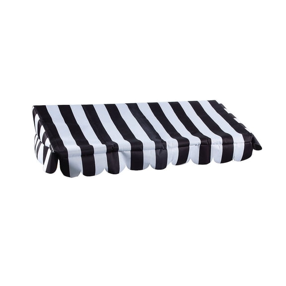 Fun Express 42.25 in x 21.65 in Black/White Striped Event Canopies Outdoor Canopies