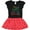 Black & Red with Polka Dots, variant on Inktastic Nanny and Grandpa Love Me Girls Toddler Dress