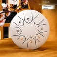 thumbnail image 3 of 6-Inch 8-Tone Sound Rain Drum Outdoor Rain Drum Percussion Instrument Yoga Meditation Exclusive, 3 of 5