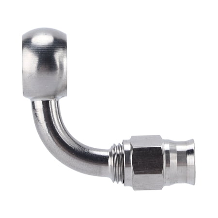 Sorven Auto Parts AN-3 Banjo Eye Brake Hose Fitting Banjo Eye Brake Hose Adapter 90° for Auto Accessories