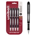 thumbnail image 1 of Bolígrafo Uni-Ball Jetstream Medio 1.0mm Negro Paquete de 4, 1 of 7