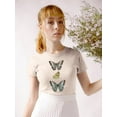 thumbnail image 2 of Butterfly Specimen I T-Shirt Women -Vision Studio Designs, Female XX-Large, 2 of 4