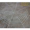 thumbnail image 2 of 3m Gothic Spooky Spider Web Net Halloween Haunted House Bar Decoration Party Supplies (white), 2 of 3