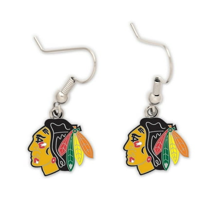 Chicago Blackhawks Official NHL 1 inch Earrings by Wincraft