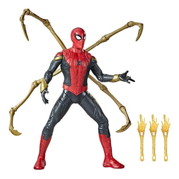 Herencia sábado incondicional Marvel Spider-Man Thwip Blast Integration Suit, 13-inch-Scale Action Figure  - Walmart.com