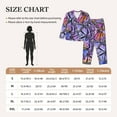 thumbnail image 6 of Bingfone Womens Pajama Sets Watercolor Butterflies Print,Long Sleeve Loungewear Pajamas Set-Medium, 6 of 9