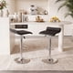 thumbnail image 1 of Set de 2 Sillas de Bar Negro HOMEMAKE FURNITURE Altura Ajustable Giratorio 360 Moderno, 1 of 5