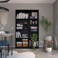 thumbnail image 2 of FM FURNITURE Sutton Slim 2 Piece Living Room Set Black Engineered Wood, 2 of 4