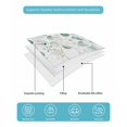 thumbnail image 5 of Quilts Twin Size, Sage Green Eucalyptus Leaves Soft Comforter Bedding Set for Bed, Spring Farmhouse Botanical Lightweight Quilted Bedspread with Pillow Cover(2 Pieces) for All Season, 68x86 Inch, 5 of 6