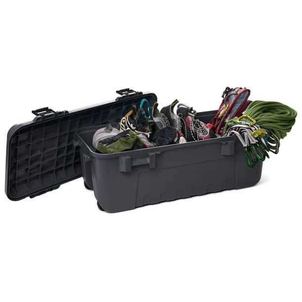 Plano Sportsman's Trunk, Charcoal, 27-Gallon Lockable