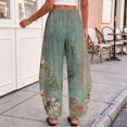 thumbnail image 6 of IMENGL Wide Leg Pants for Women Loose Barrel Baggy Elastic High Waist Comfy with Pockets Trousers Soft Women's Casual Cropped Pant,M-XXXL, 6 of 7